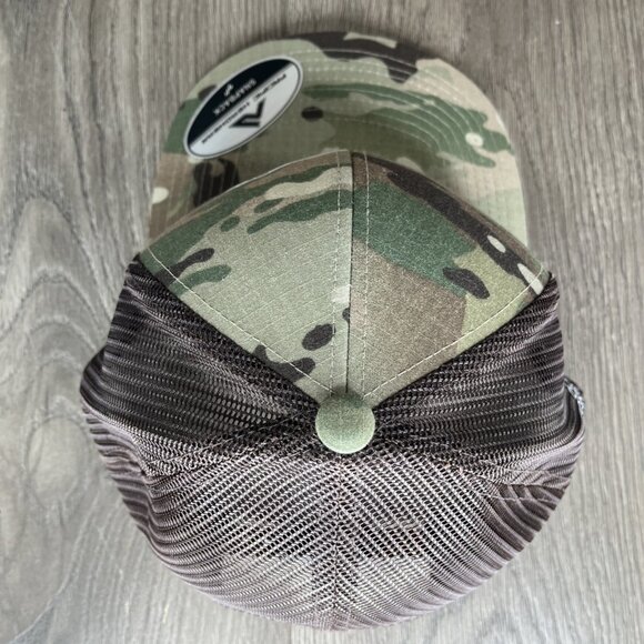 Fortline Waterworks Trucker Hat Camo Cap Pacific Snapback - Picture 9 of 12